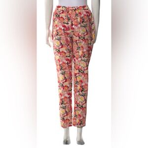 Stella McCartney Multicolor Floral Straight Leg Pants.